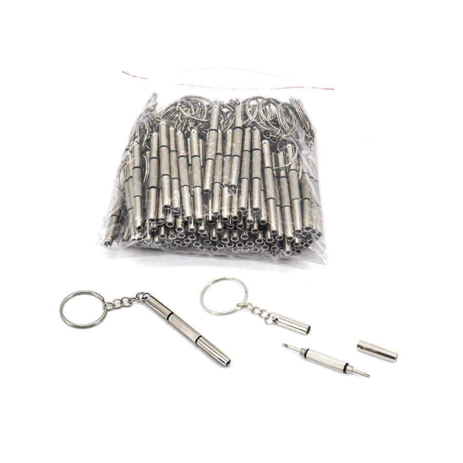 100Pcs 3 In 1 Multi-Bit Mini Screwdriver