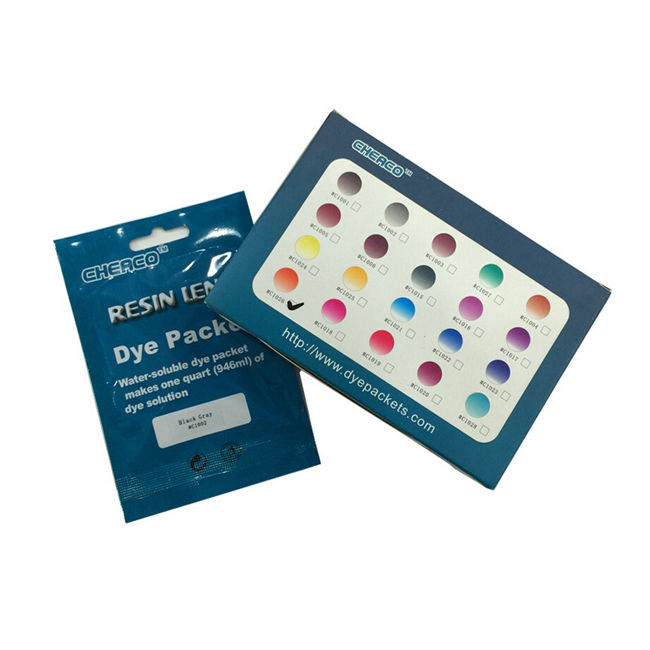 Lens staining solution